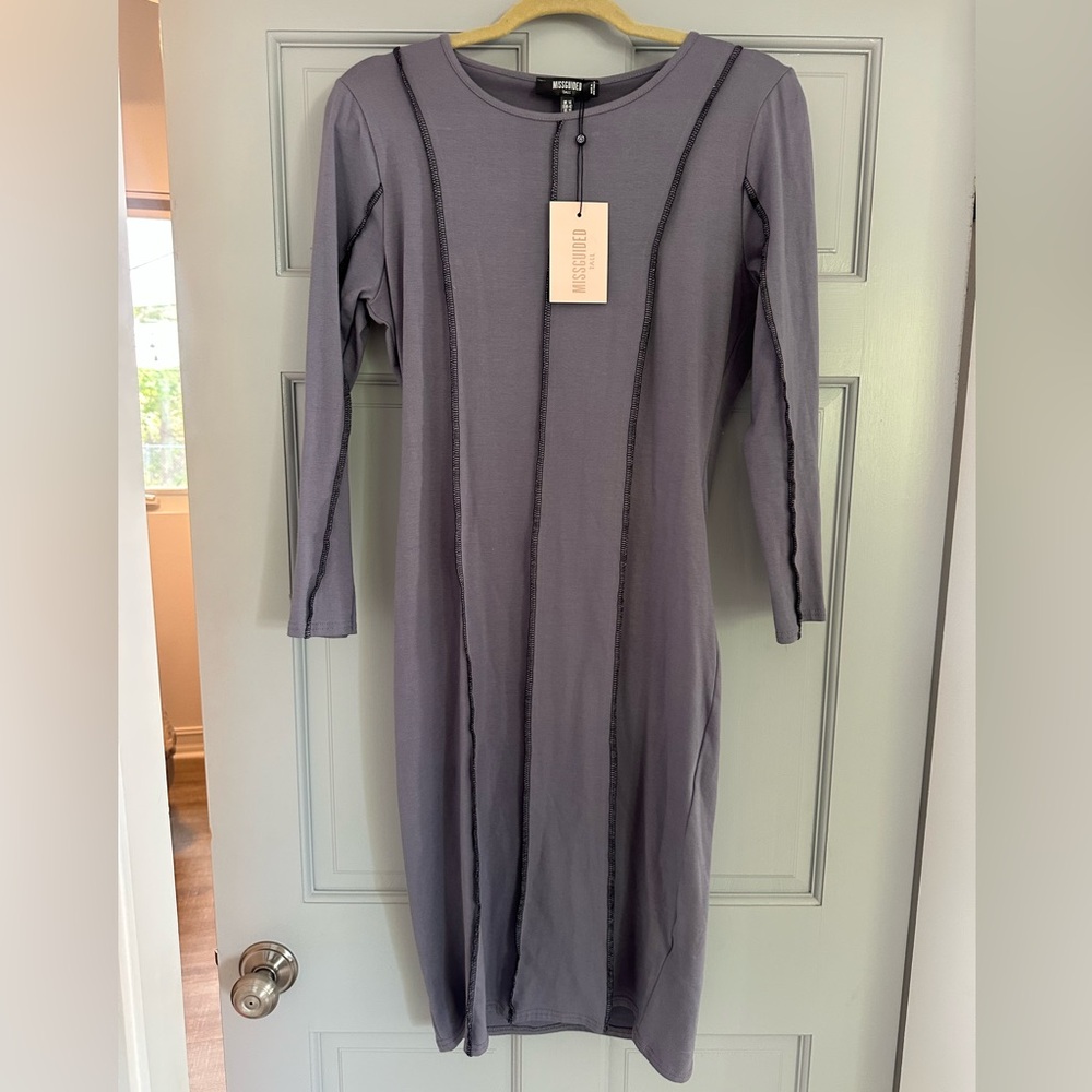 Missguided exposed seam dress